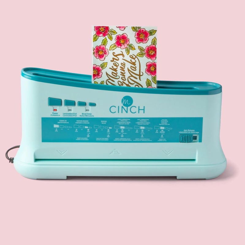 We R Memory Keepers We R Makers Minc Cinch Book Binding Machine, Thermal Binding and Foil Applicator, Book Binder Machine for Bookbinding, Craft Projects, Book Making, and Binding Kits, Mint - Image 3